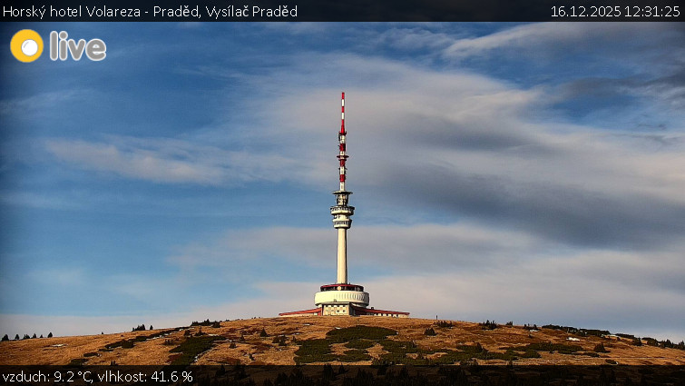 Horský hotel Volareza - Praděd - Vysílač Praděd - 16.12.2025 v 12:31