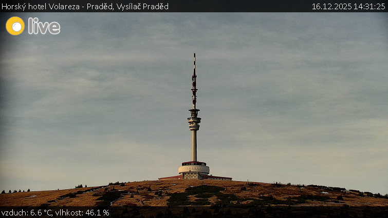 Horský hotel Volareza - Praděd - Vysílač Praděd - 16.12.2025 v 14:31