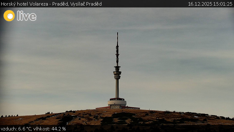Horský hotel Volareza - Praděd - Vysílač Praděd - 16.12.2025 v 15:01