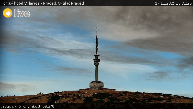 Horský hotel Volareza - Praděd - Vysílač Praděd - 17.12.2025 v 13:31