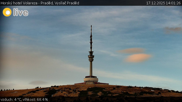 Horský hotel Volareza - Praděd - Vysílač Praděd - 17.12.2025 v 14:01