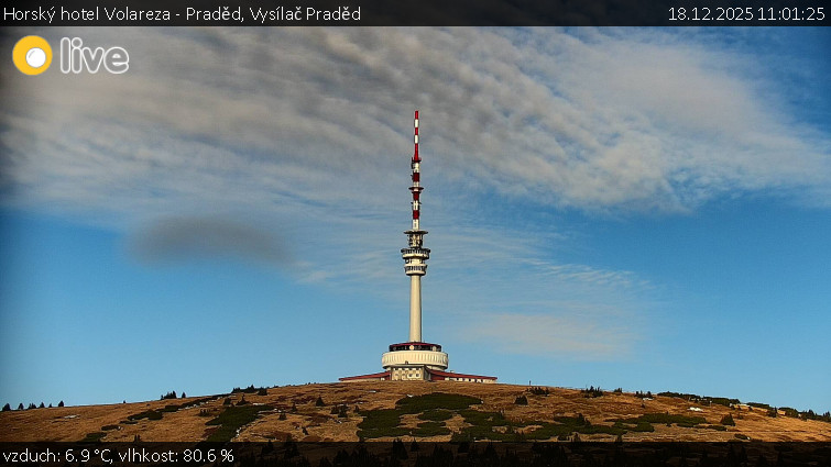 Horský hotel Volareza - Praděd - Vysílač Praděd - 18.12.2025 v 11:01