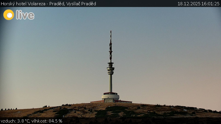 Horský hotel Volareza - Praděd - Vysílač Praděd - 18.12.2025 v 16:01