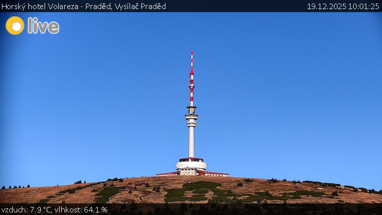 Horský hotel Volareza - Praděd - Vysílač Praděd - 19.12.2025 v 10:01