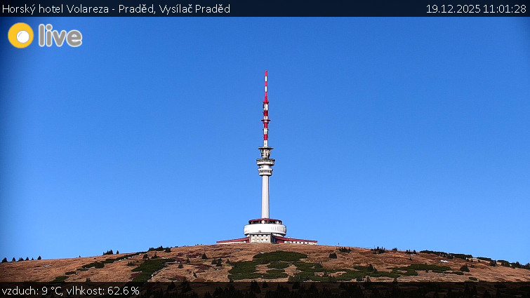 Horský hotel Volareza - Praděd - Vysílač Praděd - 19.12.2025 v 11:01