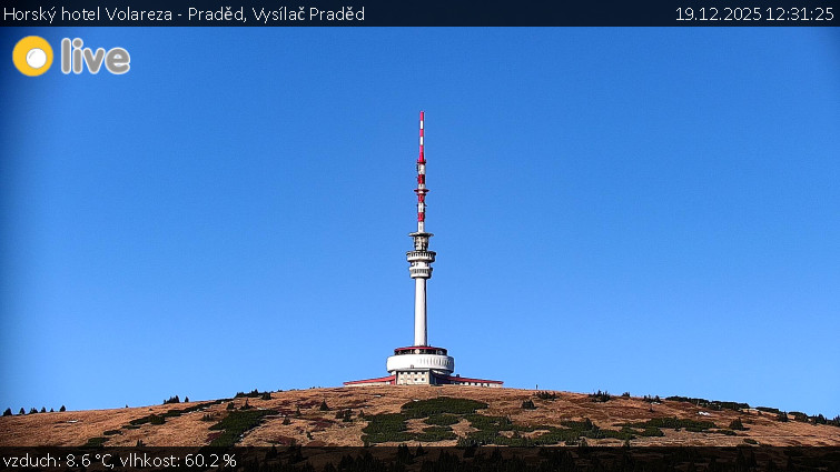 Horský hotel Volareza - Praděd - Vysílač Praděd - 19.12.2025 v 12:31