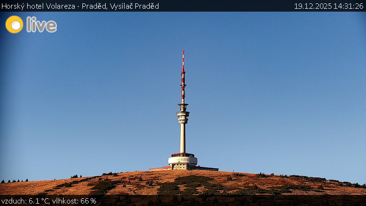 Horský hotel Volareza - Praděd - Vysílač Praděd - 19.12.2025 v 14:31