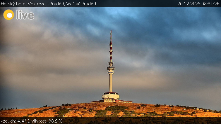 Horský hotel Volareza - Praděd - Vysílač Praděd - 20.12.2025 v 08:31