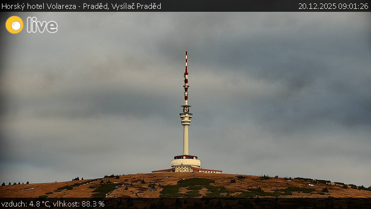 Horský hotel Volareza - Praděd - Vysílač Praděd - 20.12.2025 v 09:01