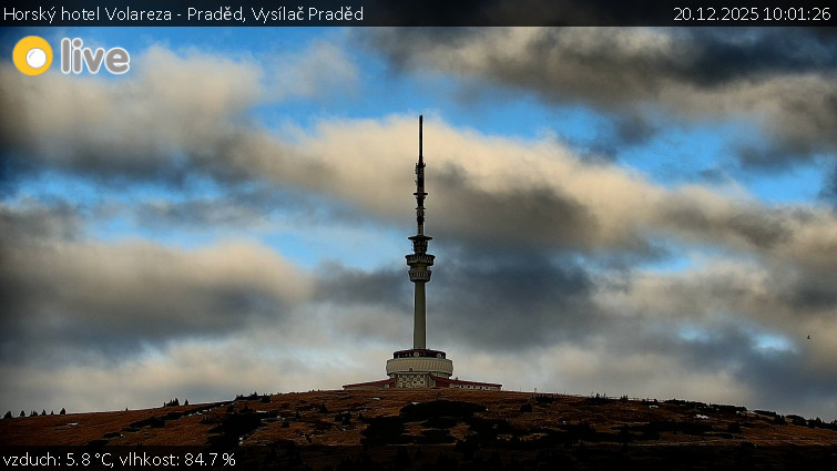 Horský hotel Volareza - Praděd - Vysílač Praděd - 20.12.2025 v 10:01