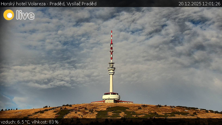 Horský hotel Volareza - Praděd - Vysílač Praděd - 20.12.2025 v 12:01