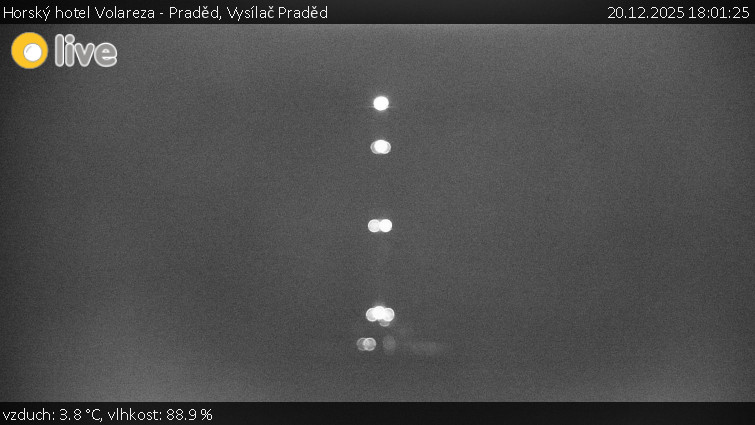 Horský hotel Volareza - Praděd - Vysílač Praděd - 20.12.2025 v 18:01