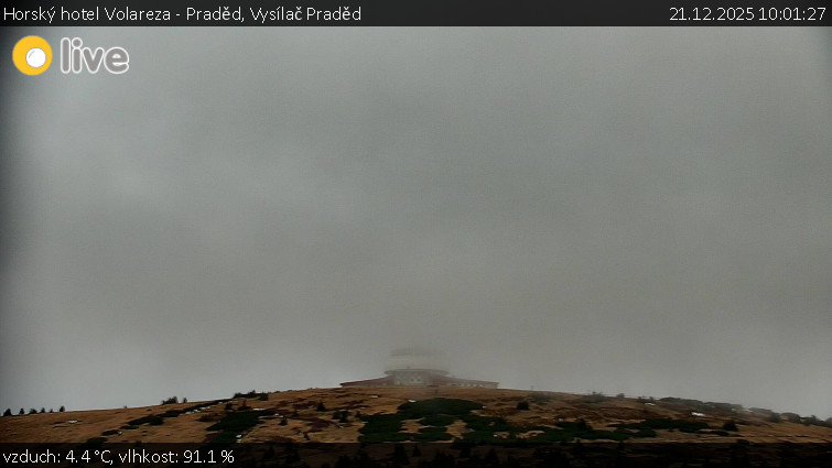 Horský hotel Volareza - Praděd - Vysílač Praděd - 21.12.2025 v 10:01