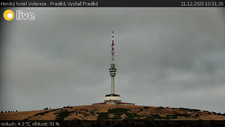 Horský hotel Volareza - Praděd - Vysílač Praděd - 21.12.2025 v 10:31