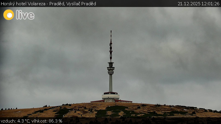 Horský hotel Volareza - Praděd - Vysílač Praděd - 21.12.2025 v 12:01