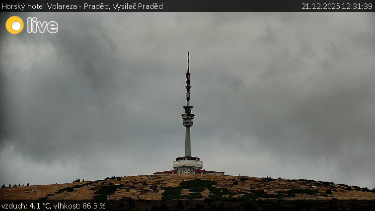 Horský hotel Volareza - Praděd - Vysílač Praděd - 21.12.2025 v 12:31