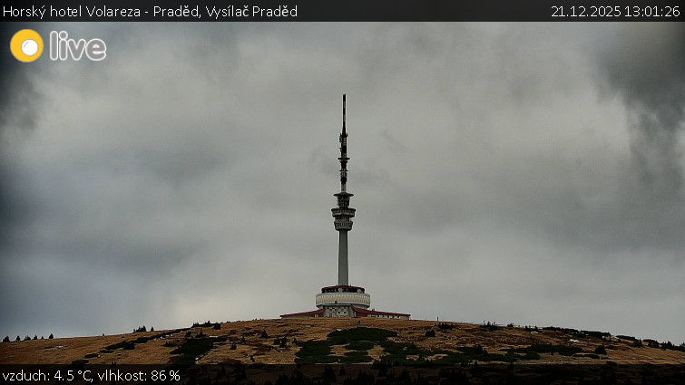 Horský hotel Volareza - Praděd - Vysílač Praděd - 21.12.2025 v 13:01