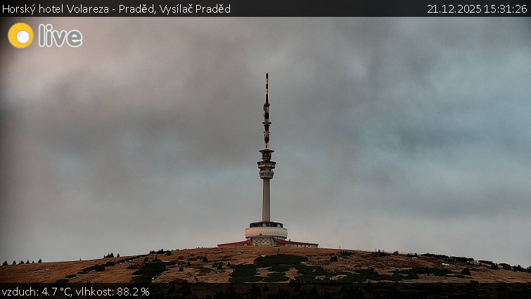 Horský hotel Volareza - Praděd - Vysílač Praděd - 21.12.2025 v 15:31