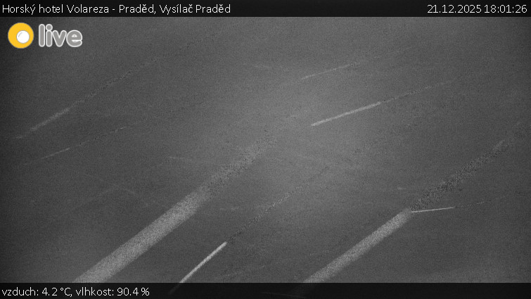 Horský hotel Volareza - Praděd - Vysílač Praděd - 21.12.2025 v 18:01