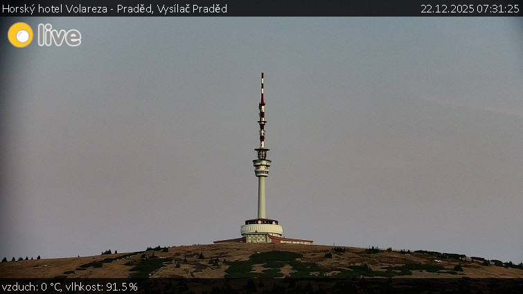 Horský hotel Volareza - Praděd - Vysílač Praděd - 22.12.2025 v 07:31