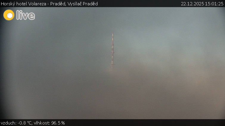 Horský hotel Volareza - Praděd - Vysílač Praděd - 22.12.2025 v 15:01