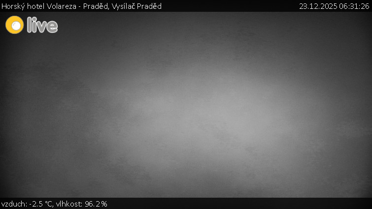 Horský hotel Volareza - Praděd - Vysílač Praděd - 23.12.2025 v 06:31