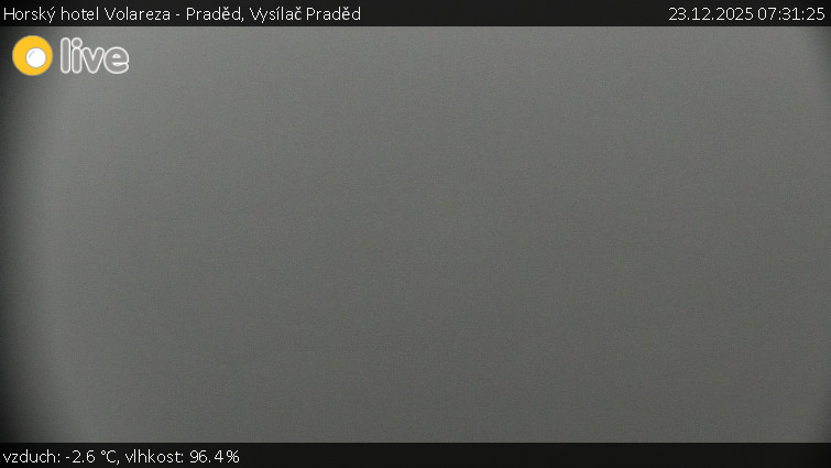 Horský hotel Volareza - Praděd - Vysílač Praděd - 23.12.2025 v 07:31
