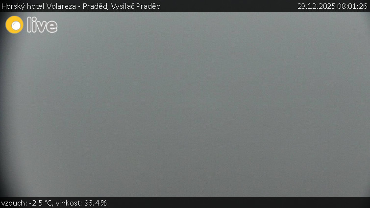 Horský hotel Volareza - Praděd - Vysílač Praděd - 23.12.2025 v 08:01