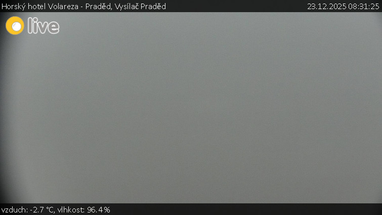 Horský hotel Volareza - Praděd - Vysílač Praděd - 23.12.2025 v 08:31