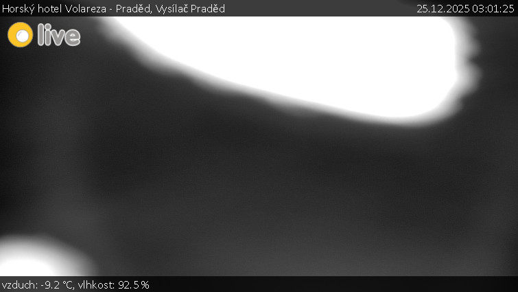 Horský hotel Volareza - Praděd - Vysílač Praděd - 25.12.2025 v 03:01