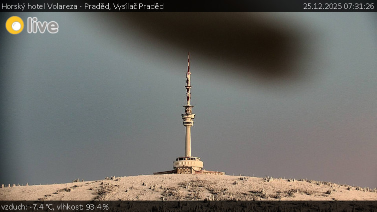 Horský hotel Volareza - Praděd - Vysílač Praděd - 25.12.2025 v 07:31