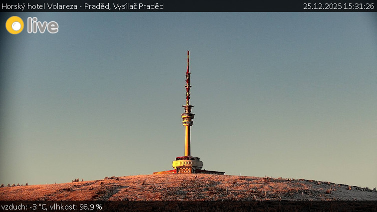 Horský hotel Volareza - Praděd - Vysílač Praděd - 25.12.2025 v 15:31