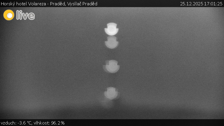 Horský hotel Volareza - Praděd - Vysílač Praděd - 25.12.2025 v 17:01