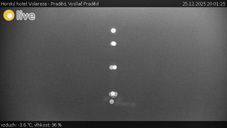 Horský hotel Volareza - Praděd - Vysílač Praděd - 25.12.2025 v 20:01