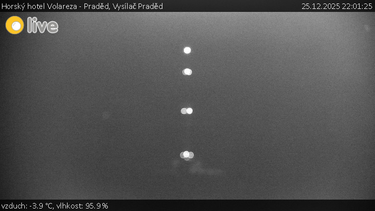 Horský hotel Volareza - Praděd - Vysílač Praděd - 25.12.2025 v 22:01