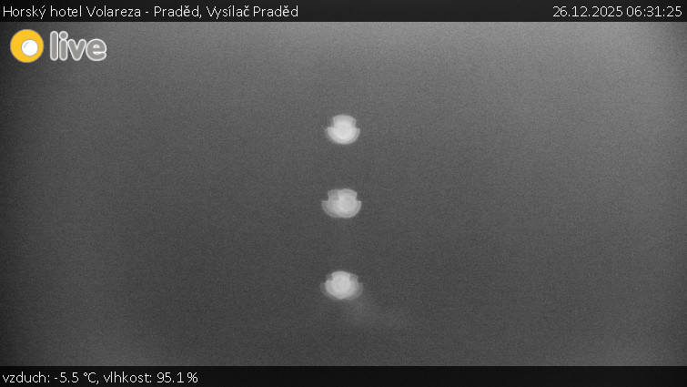 Horský hotel Volareza - Praděd - Vysílač Praděd - 26.12.2025 v 06:31