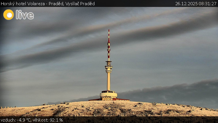 Horský hotel Volareza - Praděd - Vysílač Praděd - 26.12.2025 v 08:31