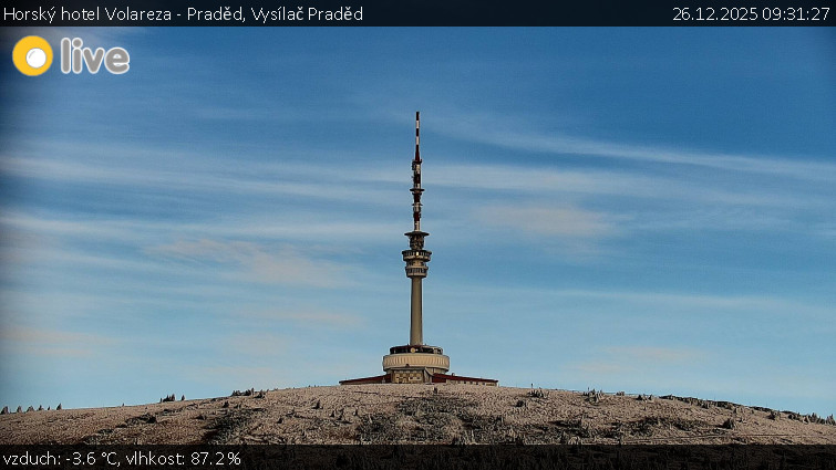 Horský hotel Volareza - Praděd - Vysílač Praděd - 26.12.2025 v 09:31