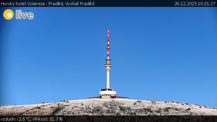 Horský hotel Volareza - Praděd - Vysílač Praděd - 26.12.2025 v 10:31