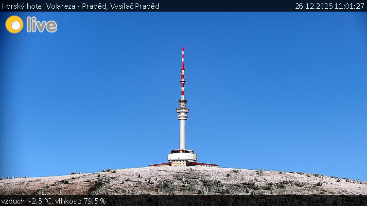 Horský hotel Volareza - Praděd - Vysílač Praděd - 26.12.2025 v 11:01