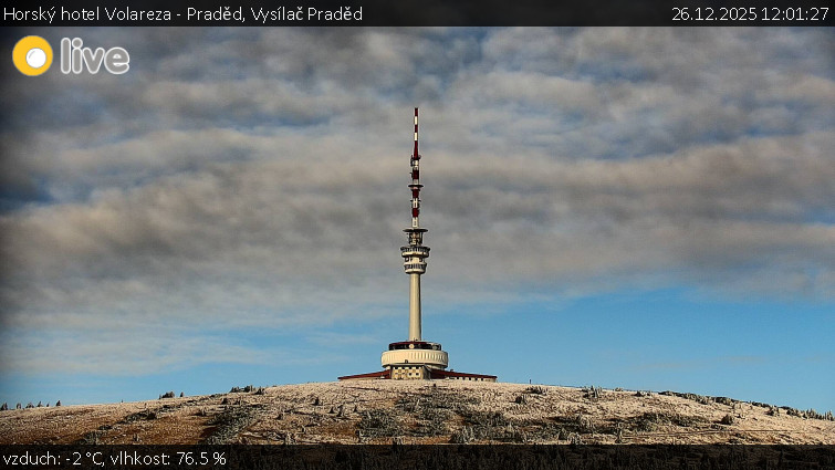 Horský hotel Volareza - Praděd - Vysílač Praděd - 26.12.2025 v 12:01