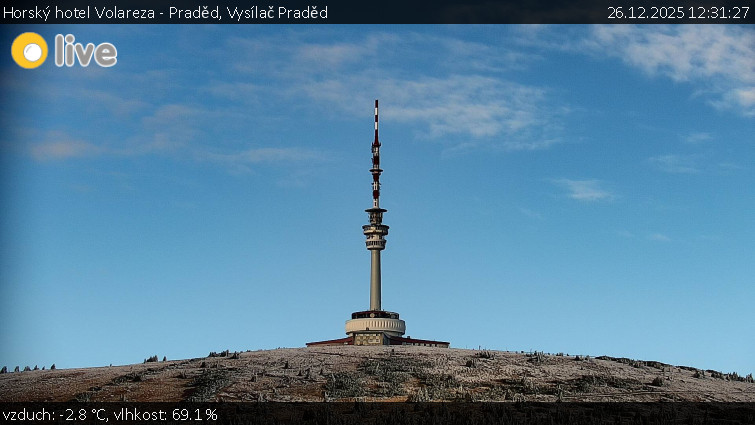 Horský hotel Volareza - Praděd - Vysílač Praděd - 26.12.2025 v 12:31