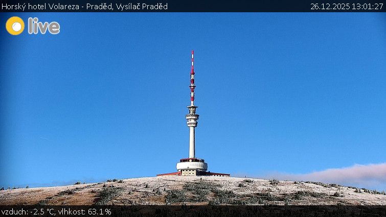 Horský hotel Volareza - Praděd - Vysílač Praděd - 26.12.2025 v 13:01