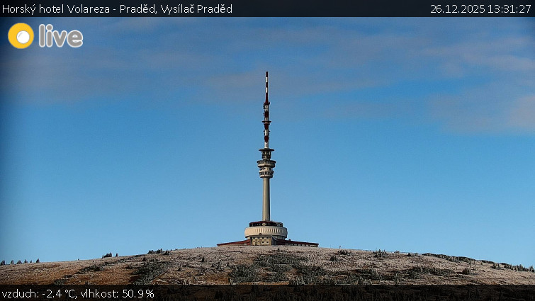 Horský hotel Volareza - Praděd - Vysílač Praděd - 26.12.2025 v 13:31