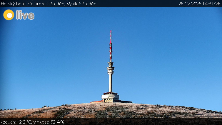 Horský hotel Volareza - Praděd - Vysílač Praděd - 26.12.2025 v 14:31