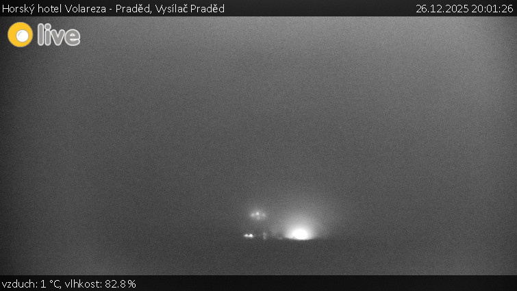 Horský hotel Volareza - Praděd - Vysílač Praděd - 26.12.2025 v 20:01