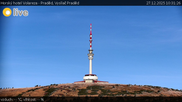 Horský hotel Volareza - Praděd - Vysílač Praděd - 27.12.2025 v 10:31