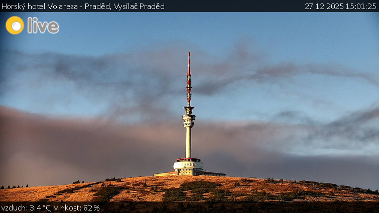 Horský hotel Volareza - Praděd - Vysílač Praděd - 27.12.2025 v 15:01