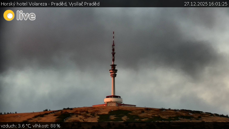 Horský hotel Volareza - Praděd - Vysílač Praděd - 27.12.2025 v 16:01