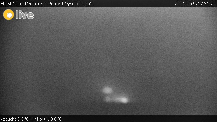 Horský hotel Volareza - Praděd - Vysílač Praděd - 27.12.2025 v 17:31